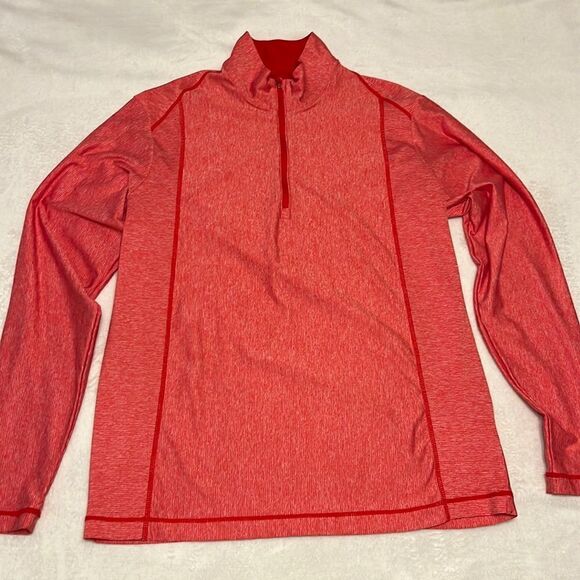 Antigua  3/4 Zip Pullover Active Shirt - Size Large - Picture 1 of 9